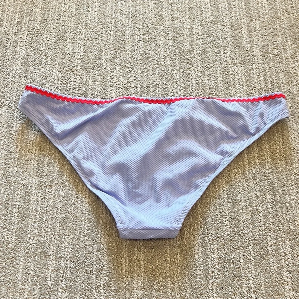NWT J Crew Lowrider Rickrack Trim Bikini Bottoms